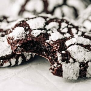 Chocolate Fudge Crinkle Cookie