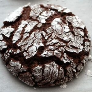 Vegan Chocolate Crinkle Cookie